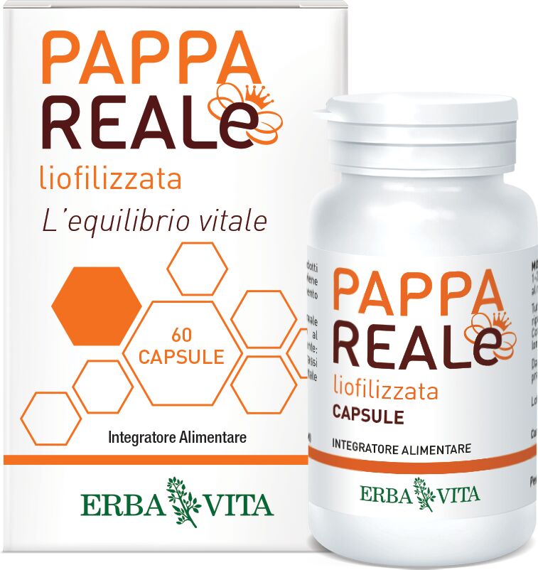 erba vita pappa reale liofilizzata integratore energetico 60 capsule