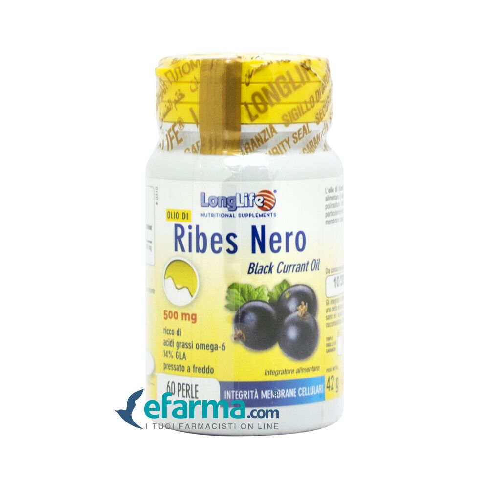 longlife olio di ribes nero integratore pelle 60 perle