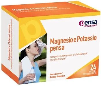 pensa pharma magnesio & potassio integratore di sali minerali 24 bustine