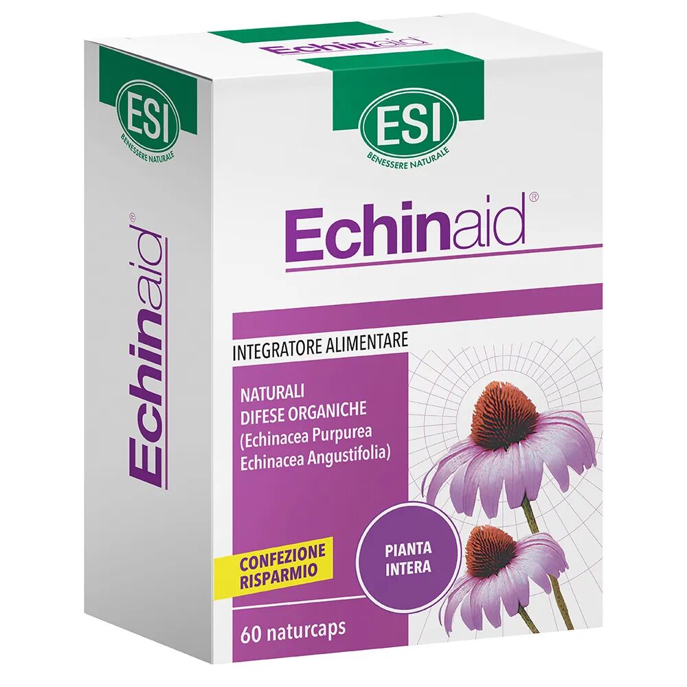 echinaid esi naturcaps integratore all'echinacea per le naturali difese immunitarie 60 naturcaps
