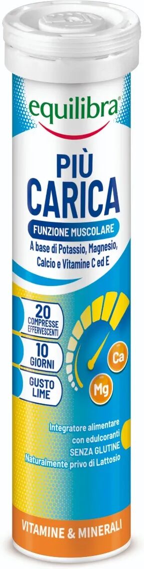 equilibra più carica integratore vitamine e sali minerali 20 compresse effervescenti