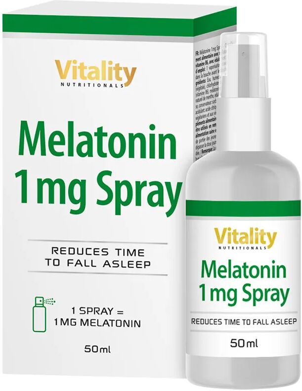 vitality nutritionals melatonina 1mg spray 50 ml