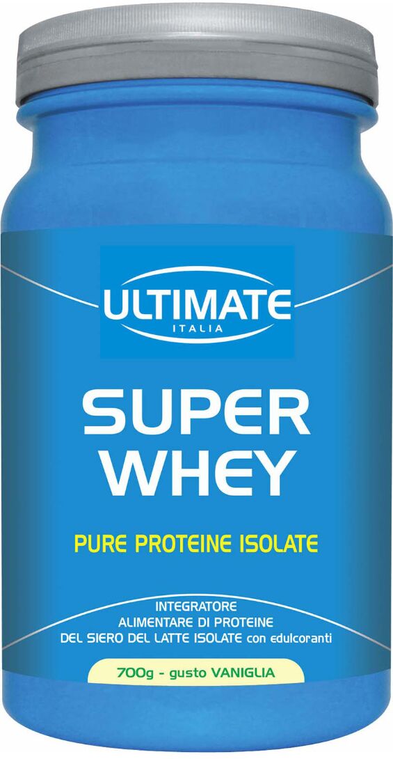 ultimate italia super whey integratore di proteine purissime vaniglia 700 g