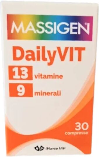 massigen dailyvit+ integratore multivitaminico multiminerale 30 compresse