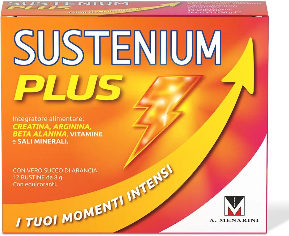 sustenium plus integratore di creatina arginina 12 bustine