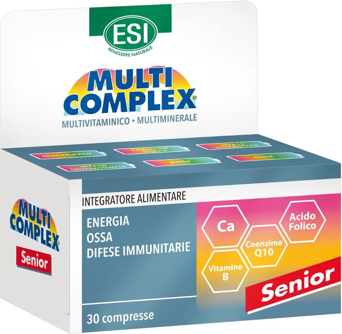 multicomplex esi senior integratore vitamine e sali minerali 30 compresse