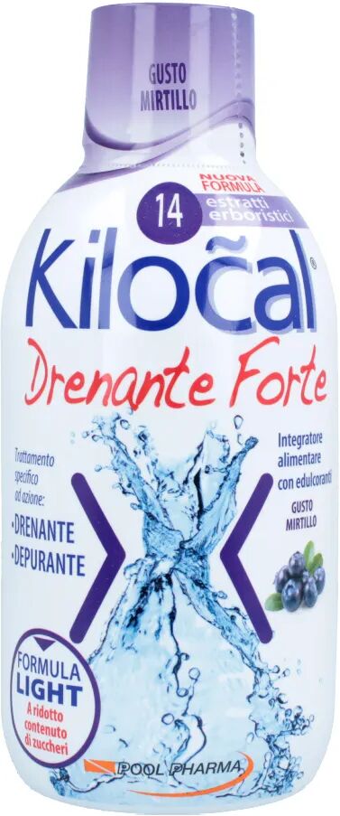 kilocal drenante forte mirtillo integratore depurativo 500 ml