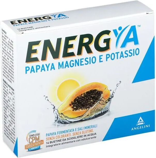 energya papaya magnesio e potassio integratore sali minerali 14 bustine