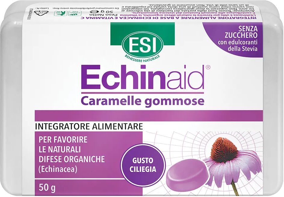 echinaid esi caramelle gommose svizzere gusto ciliegia integratore difese naturali dell'organismo 50 g