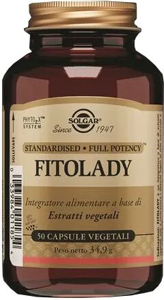 solgar fitolady integratore benessere femminile 50 capsule vegetali