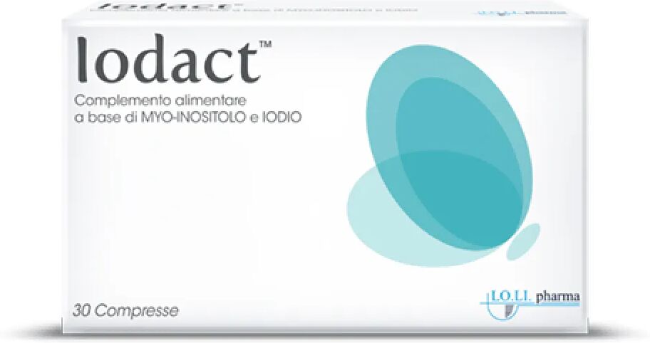 lo.li.pharma iodact integratore di myo-inositolo e iodio 30 compresse