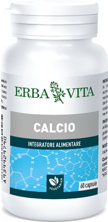 erba vita calcio integratore ossa e denti 60 capsule