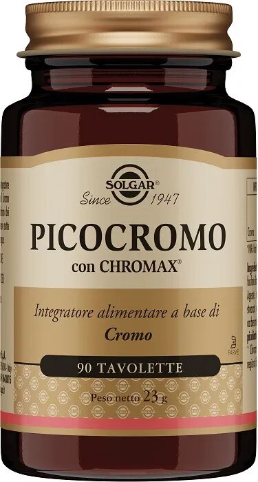 solgar picocromo integratore di cromo picolinato 90 tavolette