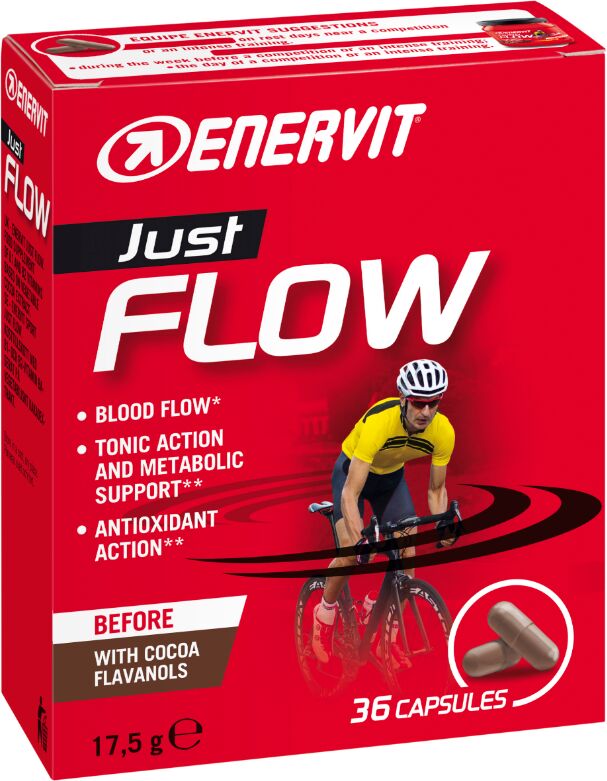 enervit just flow integratore di vitamine b1 b2 36 capsule