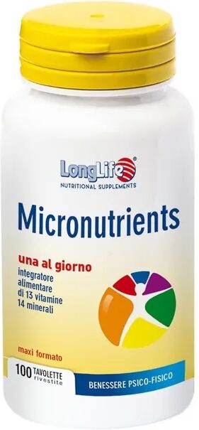 longlife micronutrients alimentare 100 tavolette