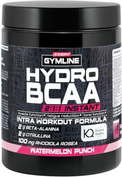 enervit gymline hydro bcaa 2:1:1 instant drink integratore di aminoacidi per sportivi 335 gr gusto anguria