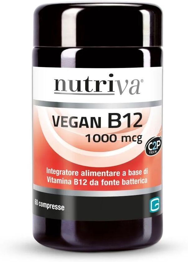 nutriva vegan b12 integratore di vitamina b 60 compresse