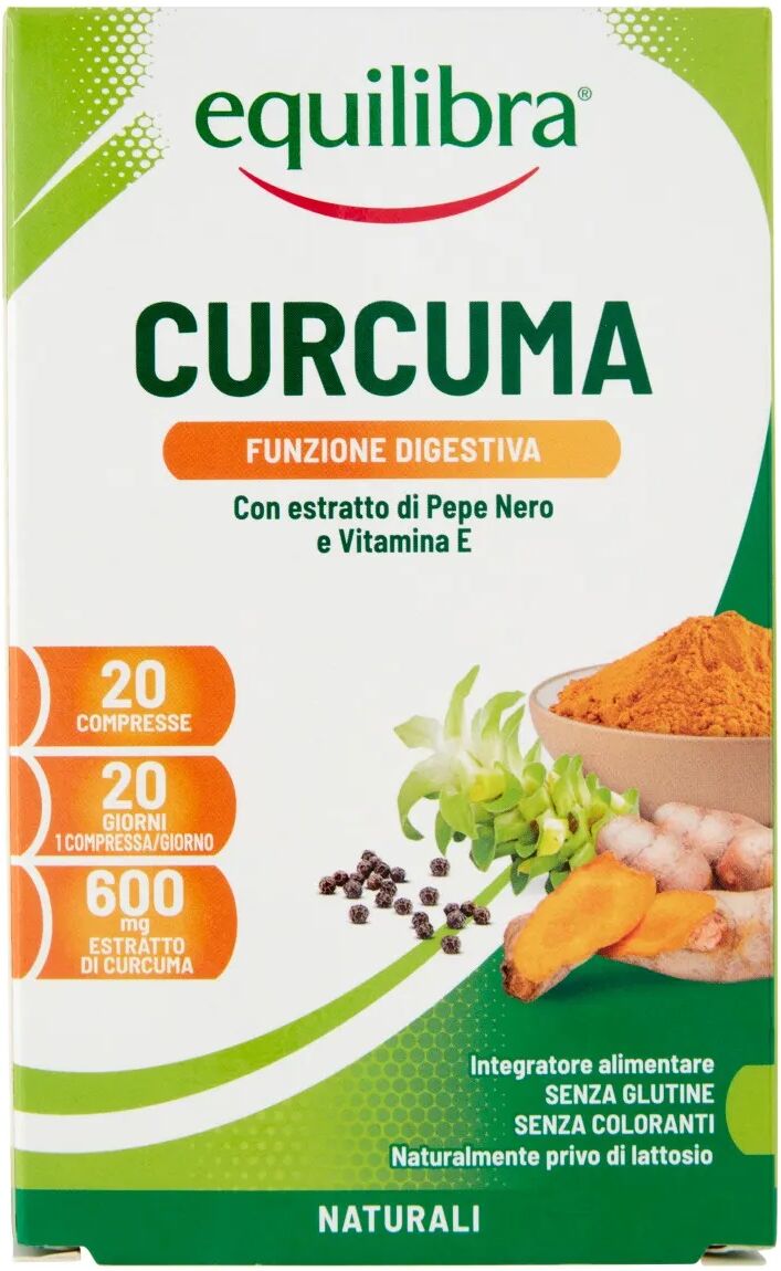 equilibra curcuma integratore antiossidante 20 compresse