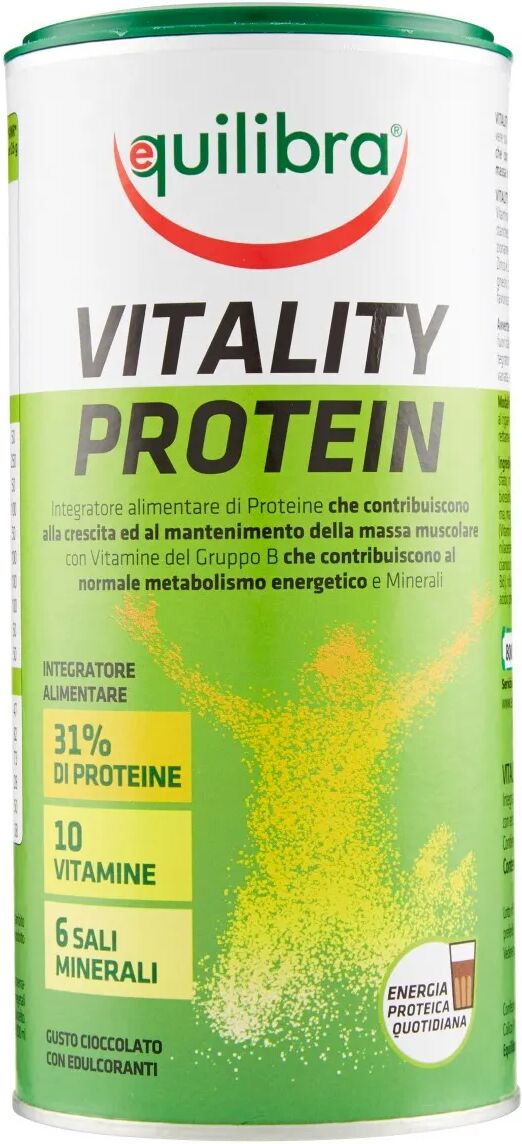 equilibra vitality protein integratore di vitamine e proteine 260 g