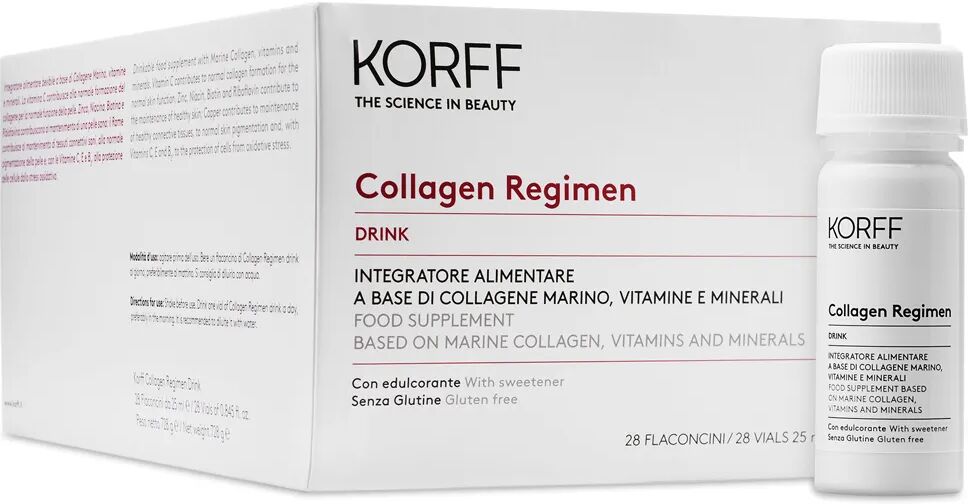 korff collagen regimen drink integratore antiage 28 flaconcini