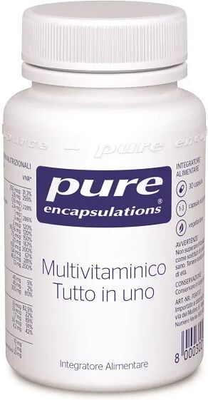 pure multivitaminico tutto in uno integratore stanchezza ed affaticamento 30 capsule