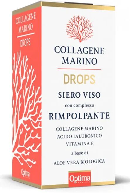 optima naturals collagene marino drops siero viso rimpolpante 30 ml