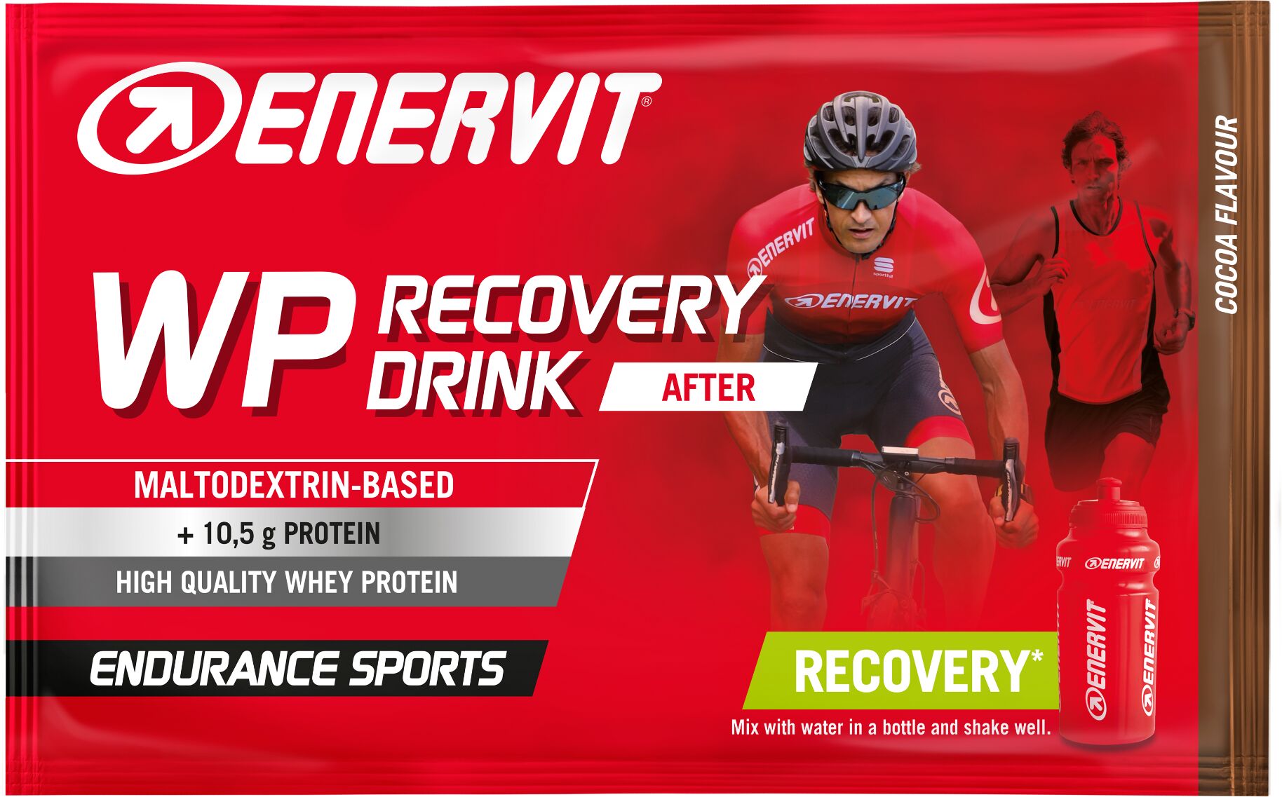 enervit wp recovery drink cacao per recupero energie post allenamento bustina da 50 gr