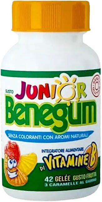 benegum junior integratore di vitamina b caramelle gelèe 150 g