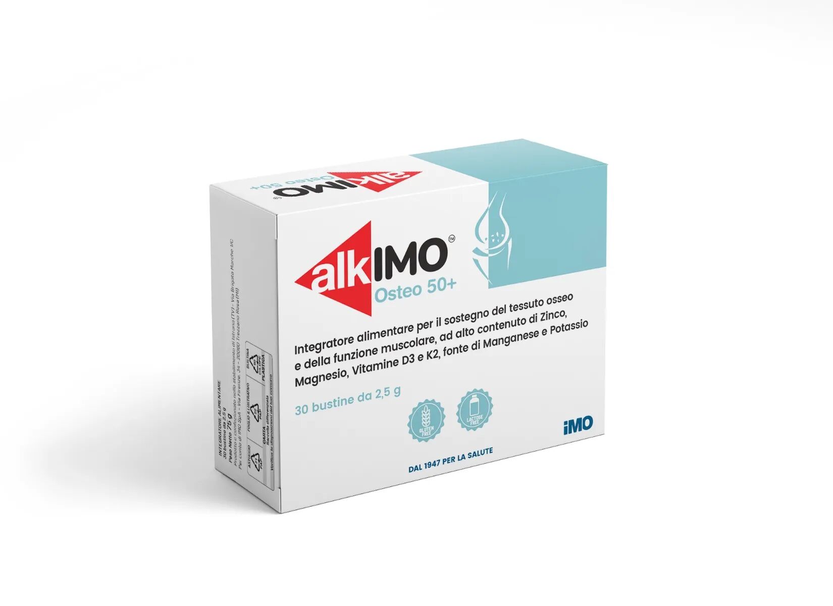 imo alk osteo 50+ integratore ossa e muscoli 30 bustine