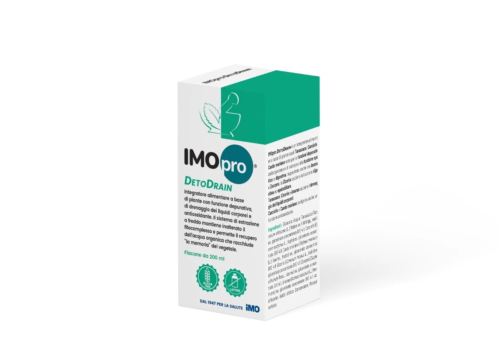 imo pro detodrain integratore depurativo e drenante 200 ml