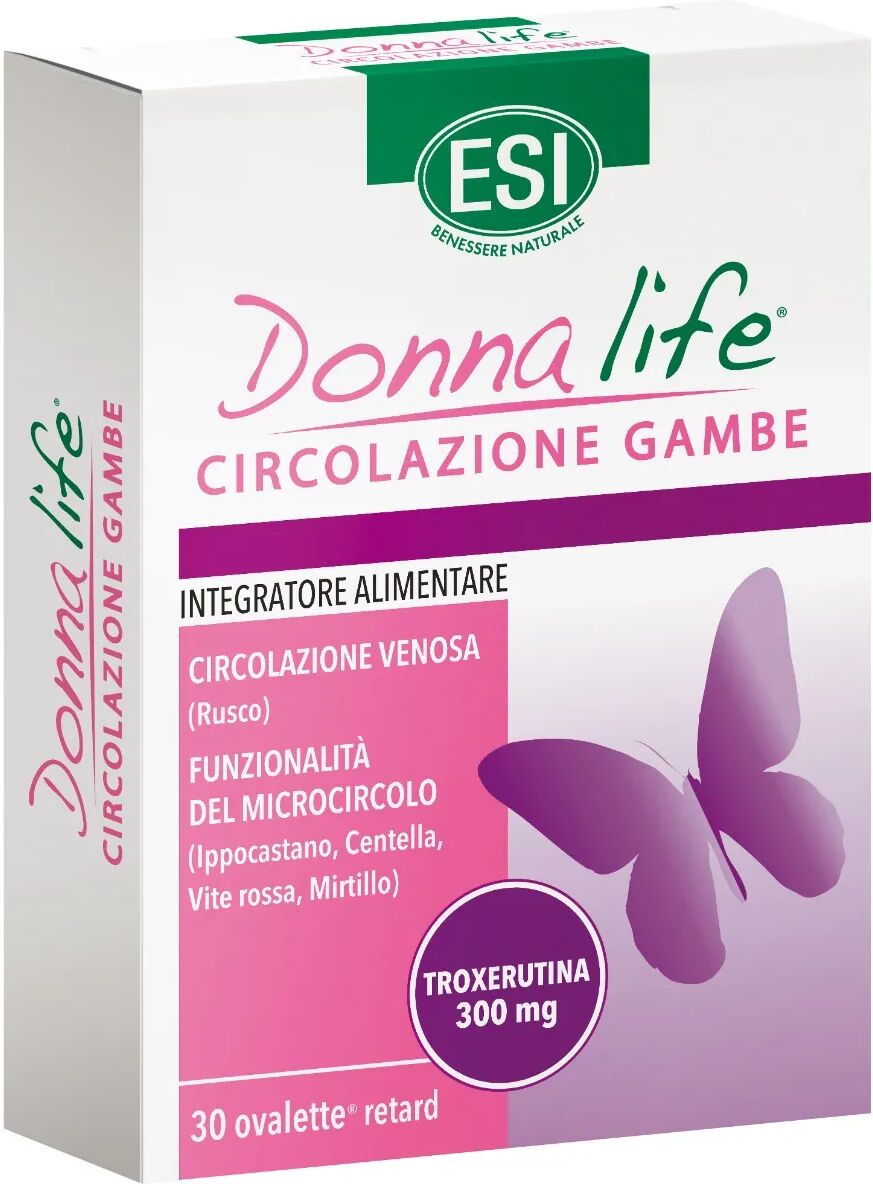 esi donna life circolazione gambe integratore 30 ovalette