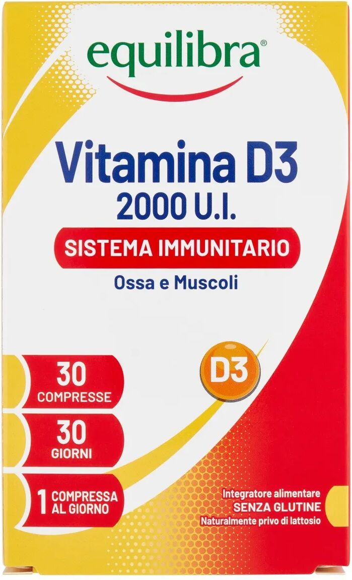 equilibra vitamina d3 integratore per il sistema immunitario 30 compresse