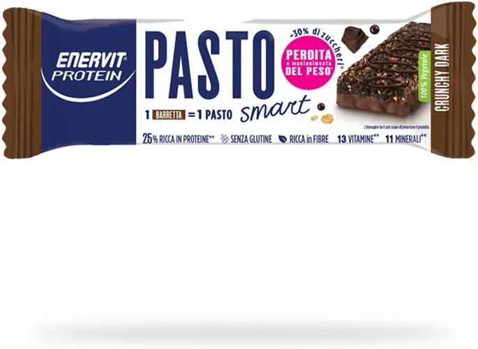 enervit protein barretta sostitutivo pasto crunchy dark