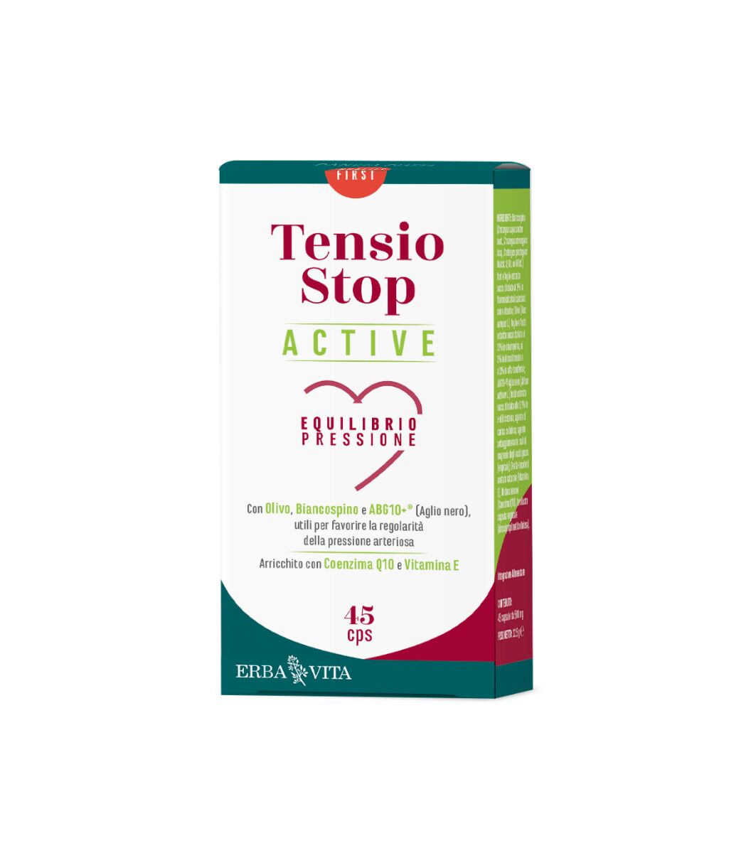 erba vita tensio stop active integratore pressione arteriosa 45 capsule