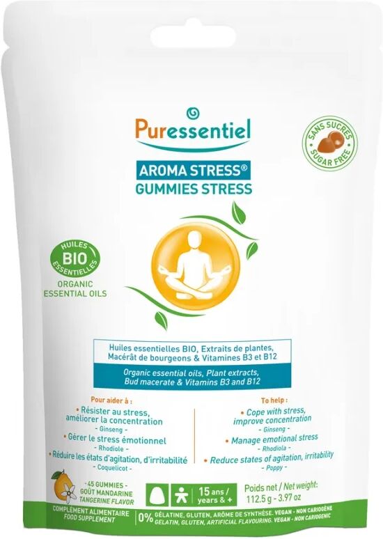 puressentiel aroma stress integratore anti-stress 45 pastiglie gommose