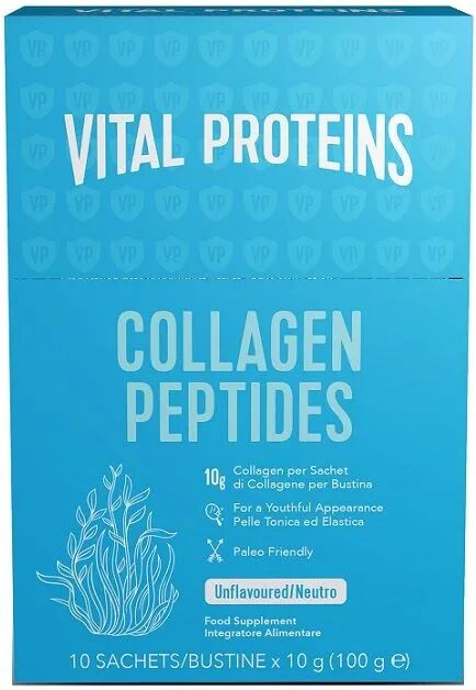 vital proteins collagen peptides integratore 10 bustine