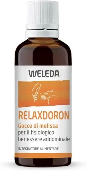 weleda relaxdoron gocce di melissa integratore per benessere addominale 50 ml