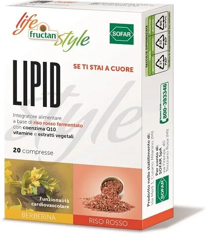 sofar life fructan style lipid integratore apparato cardiovascolare 20 compresse