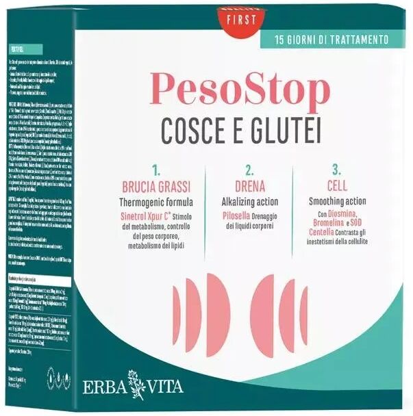 erba vita pesostop kit cosce e glutei 15 giorni di trattamento