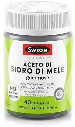 swisse aceto di sidro di mele integratore depurativo 40 gommose gusto mela