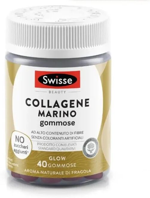 swisse collagene marino integratore per la pelle 40 gommose gusto fragola