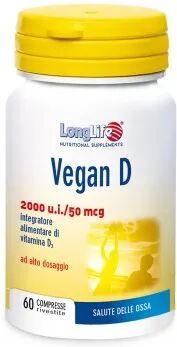 longlife vegan d integratore ossa 60 compresse