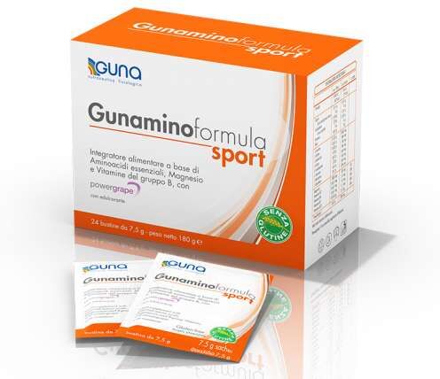 guna mino formula sport integratore amminoacidi 24 bustine