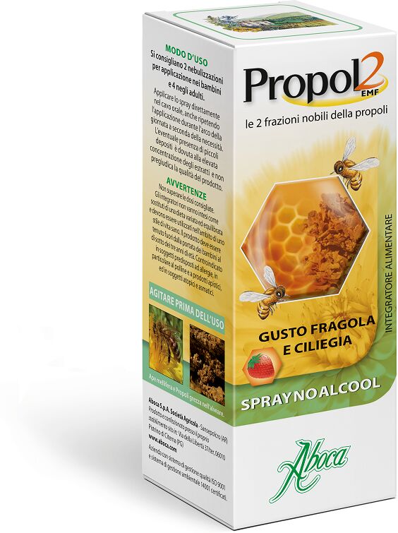 aboca propol2 emf spray no alcool integratore gola 30 ml