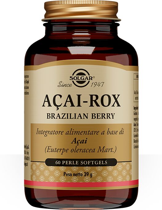 solgar acai-rox brazilian berry integratore antiossidante 60 perle