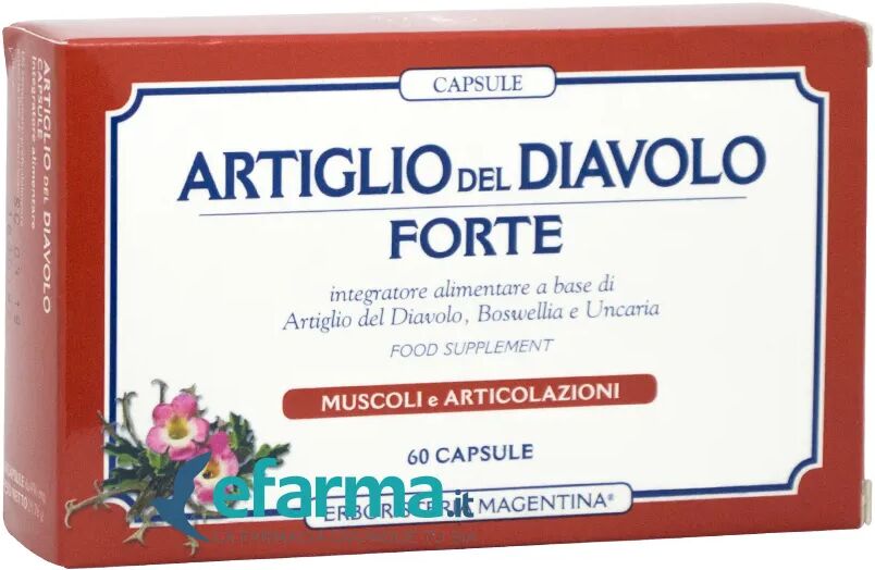 erboristeria magentina artiglio del diavolo forte 60 capsule