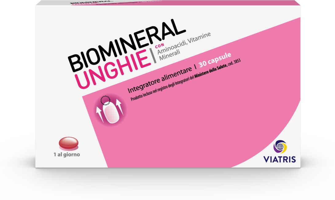 biomineral unghie integratore rinforzante 30 capsule