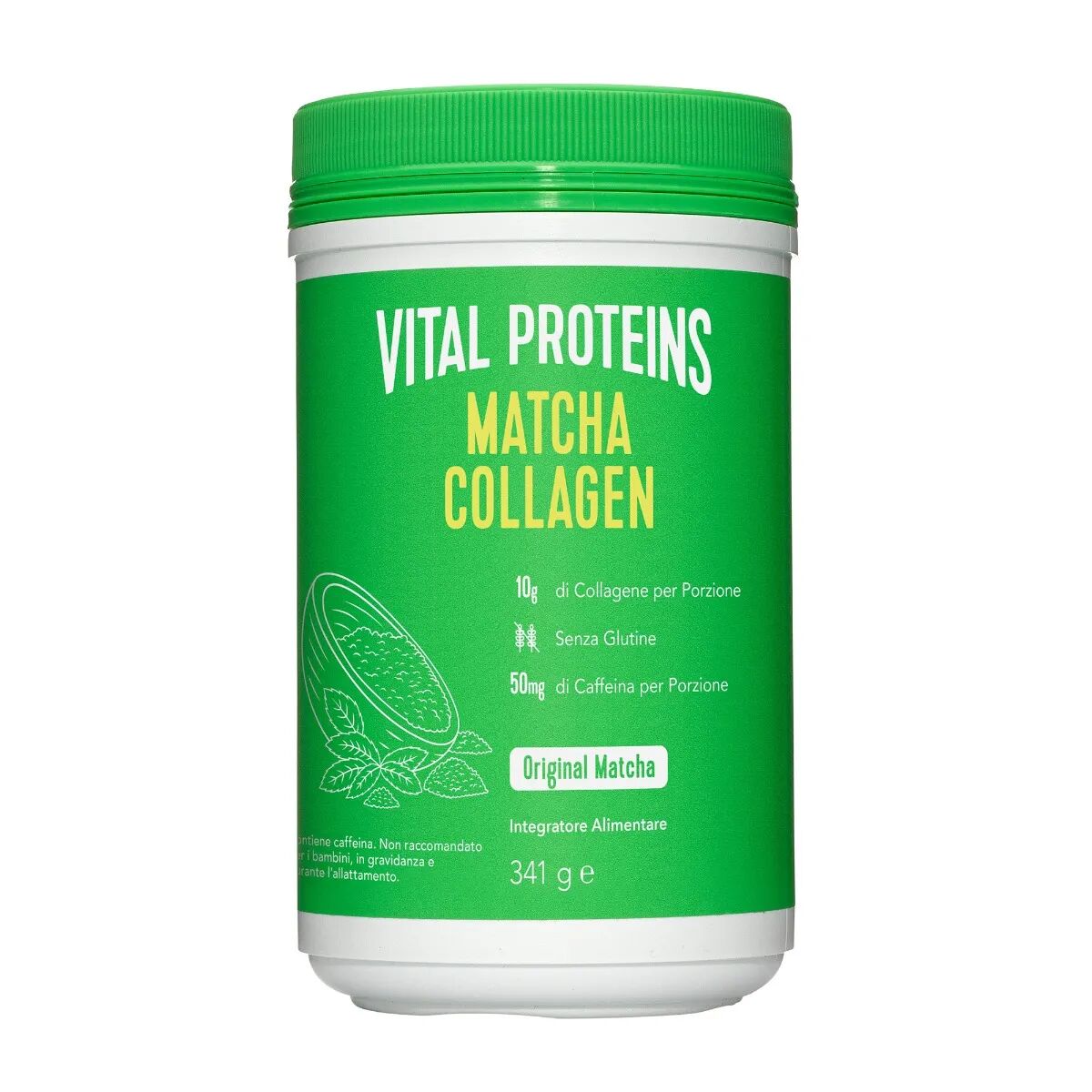 vital proteins collagen matcha integratore in polvere barattolo da 341 g