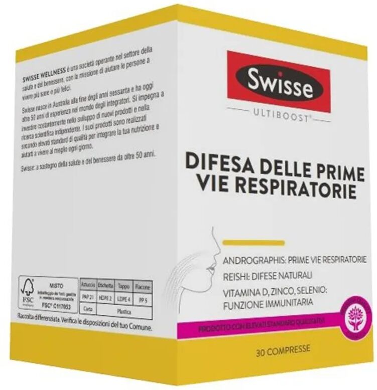 swisse difesa delle prime vie respiratorie 30 compresse