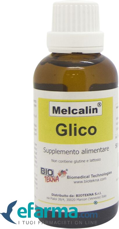 melcalin glico integratore metabolismo carboidrati 50 ml